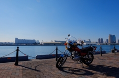 晴海にて