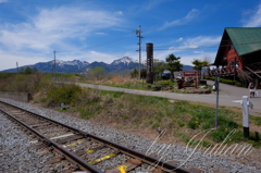 鉄道最高地点にて