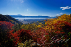 富士山と紅葉