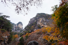 紅葉ツーリング　昇仙峡にて