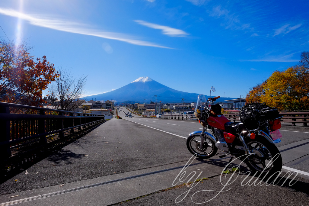 紅葉ツーリング 　富士山