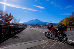 紅葉ツーリング 　富士山