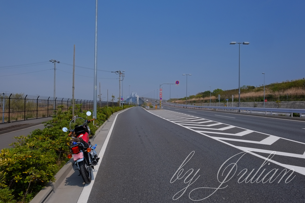 東京ゲートブリッジにて
