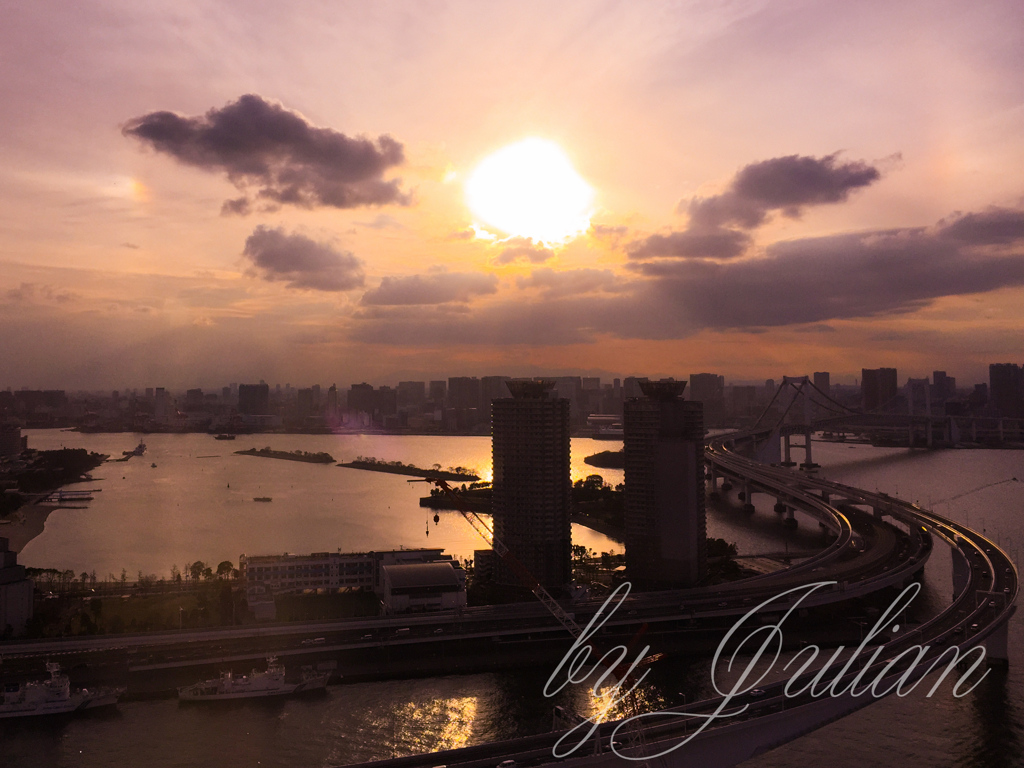 臨海副都心にて