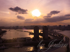 臨海副都心にて