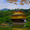 金閣寺にて