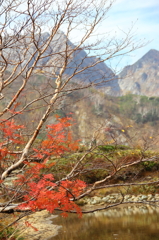 紅葉の不帰キレット