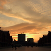 赤レンガ倉庫の夕日２