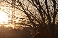 思い出は夕陽の中に