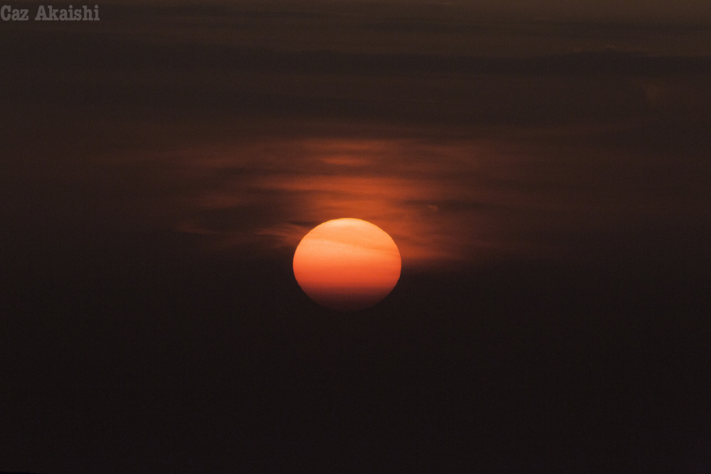 沈む太陽