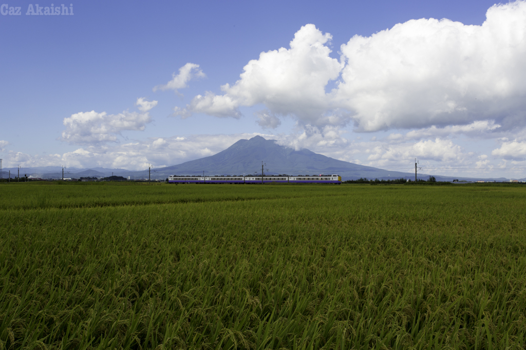 岩木山と奥羽本線
