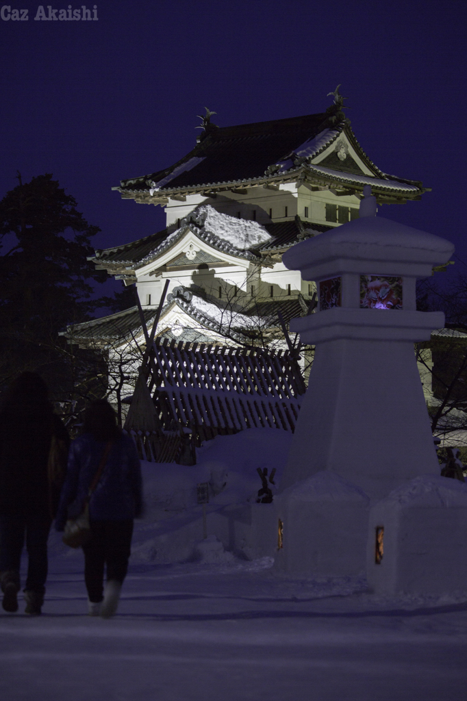 弘前市雪灯籠祭りその２
