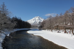 小春日和の焼岳