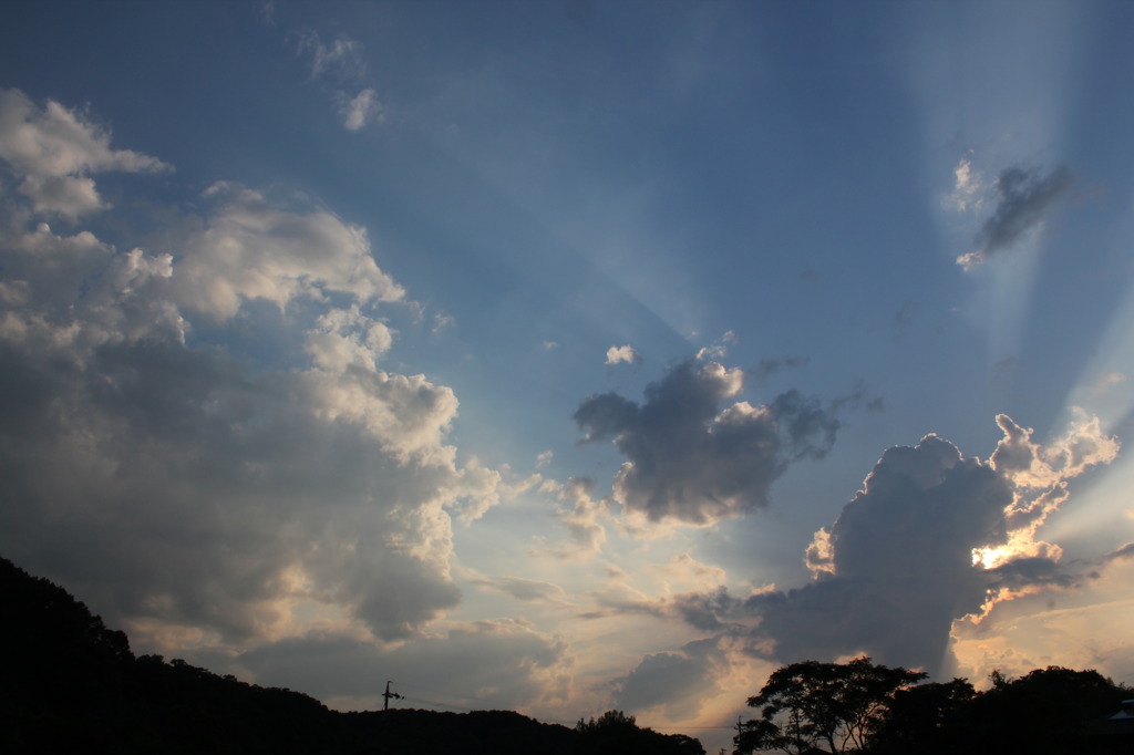 初夏の夕暮れ