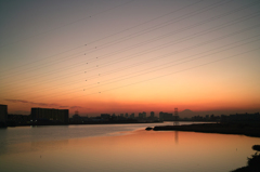 夕暮れ