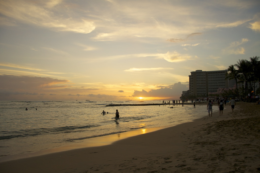 sunset beach