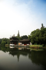 杭州　西湖の夏末