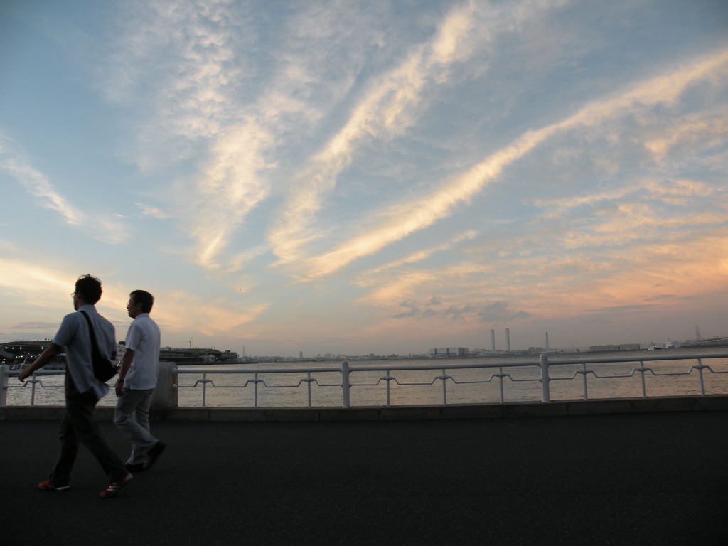 夕焼け散歩