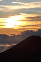 夕日
