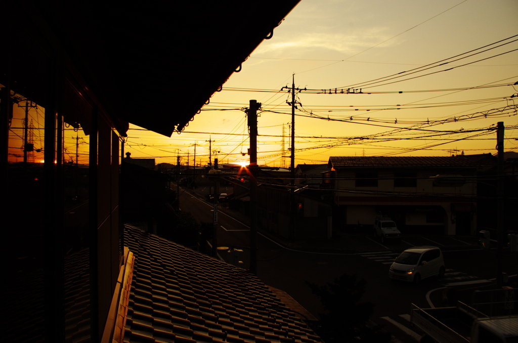 ありふれた夕景