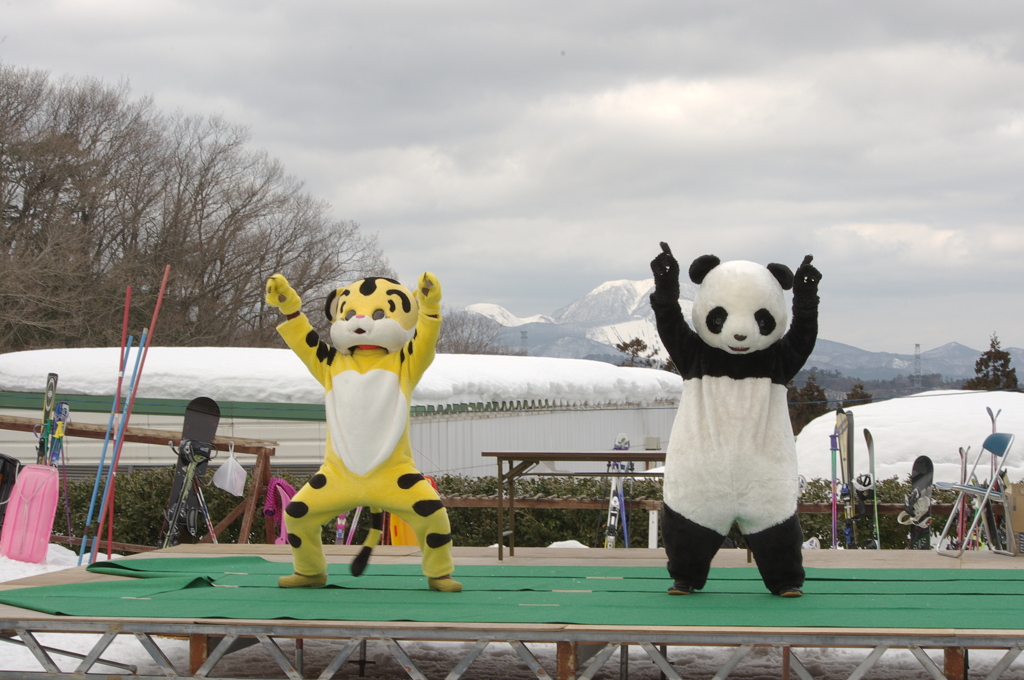 虎と熊猫のダンス