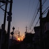 秋の夕焼け