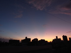 酷暑の夜明け