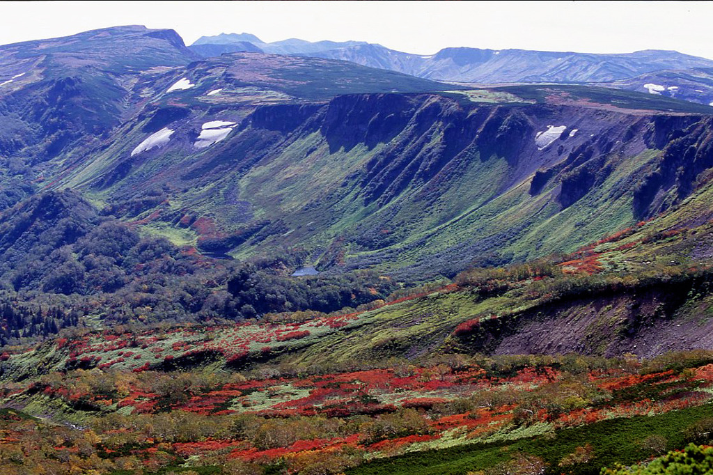 高根ヶ原とトムラウシ山