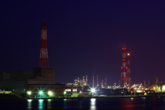 港、工場