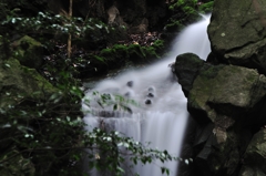 水が流れる