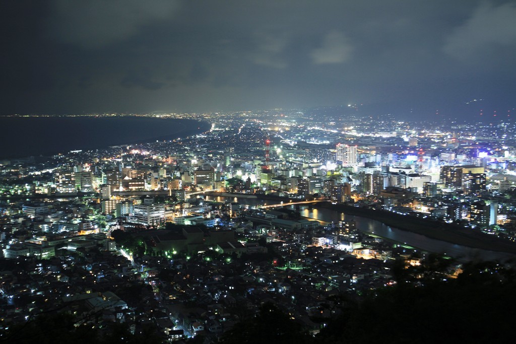 地方都市の夜景