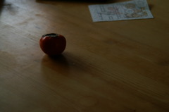 a tomato in twilight