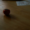 a tomato in twilight