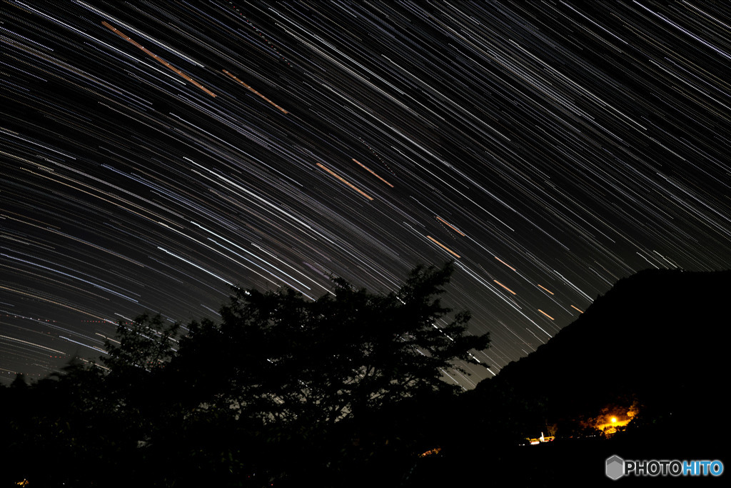 星景（比較明合成120枚）