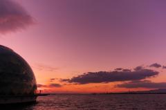 大阪湾夕景