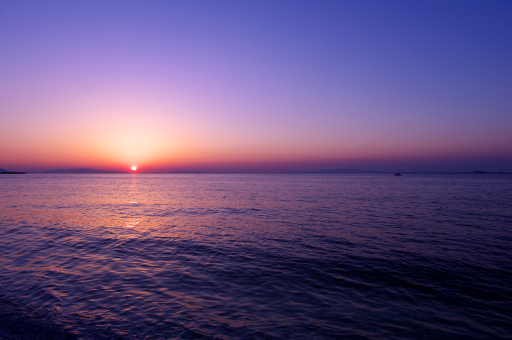大阪湾夕景