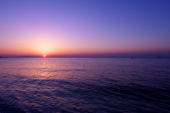 大阪湾夕景