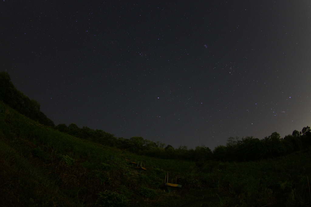 広がる星空