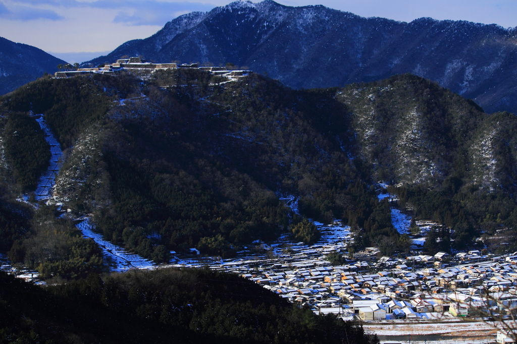 城跡と町