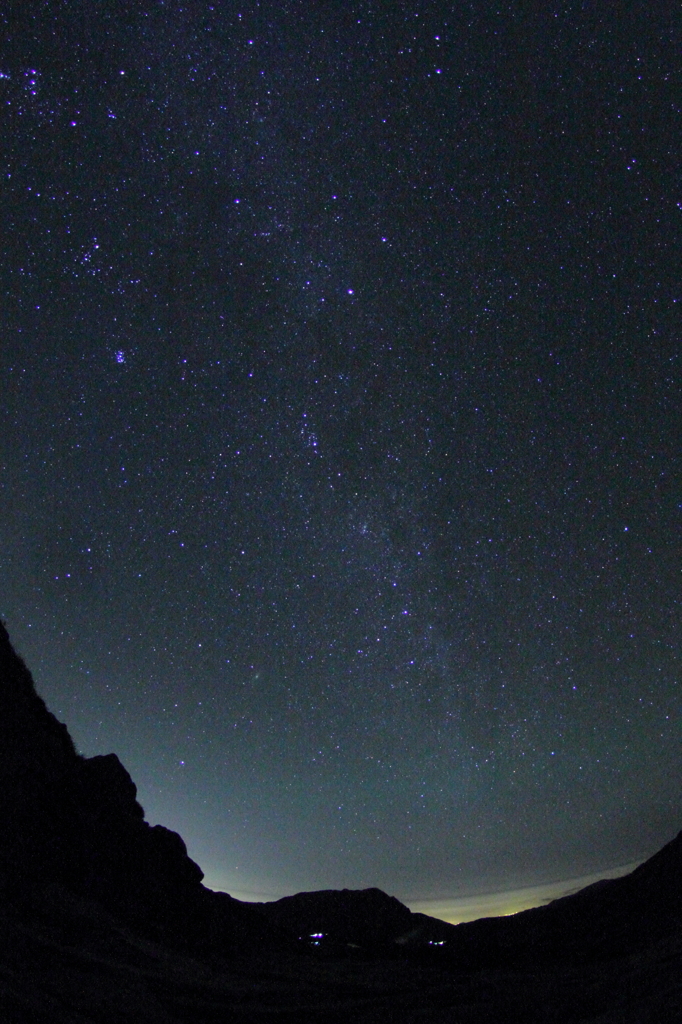 星の空の下で