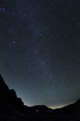 星の空の下で