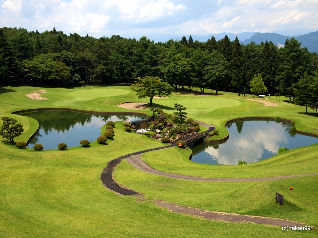 ゴルフ場の風景