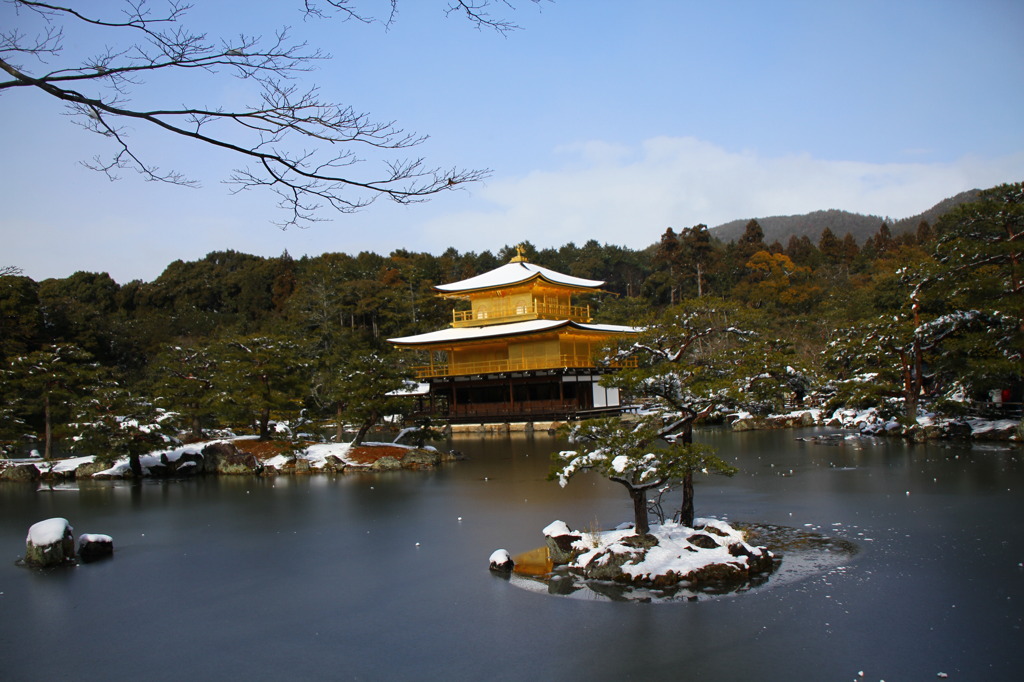 White Golden Pavillion