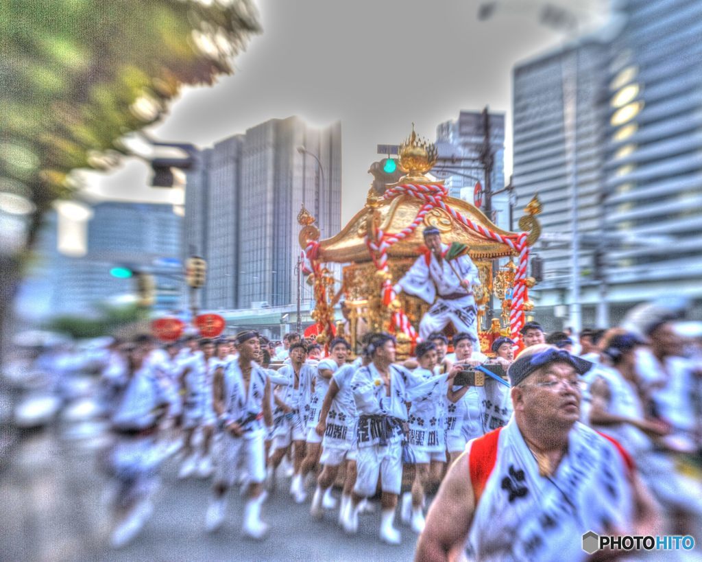 2018年7月　天神祭・陸渡御