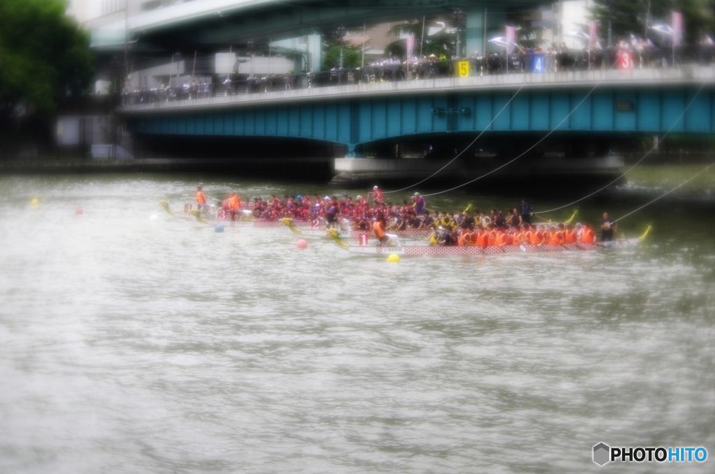 2015年7月　大川・ドラゴンボート