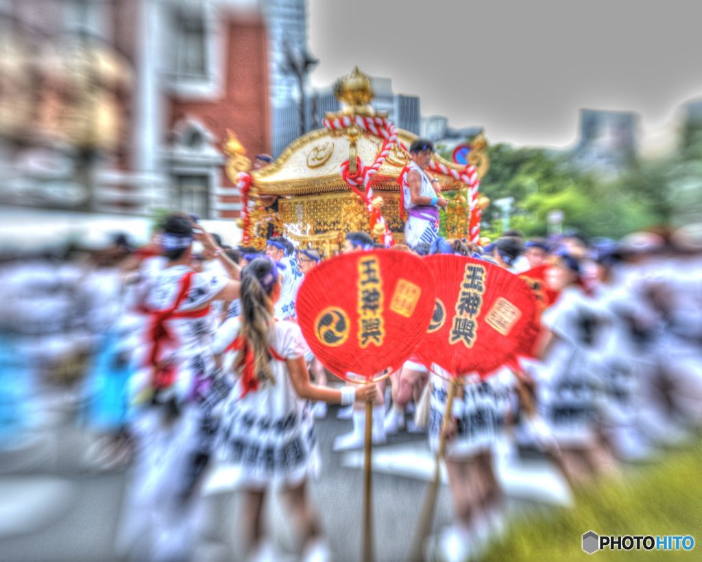 2018年7月　天神祭・陸渡御