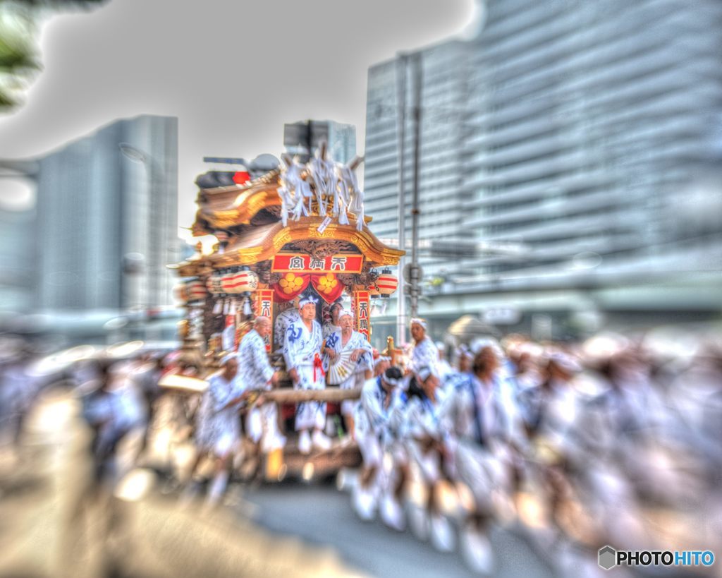2018年7月　天神祭・陸渡御