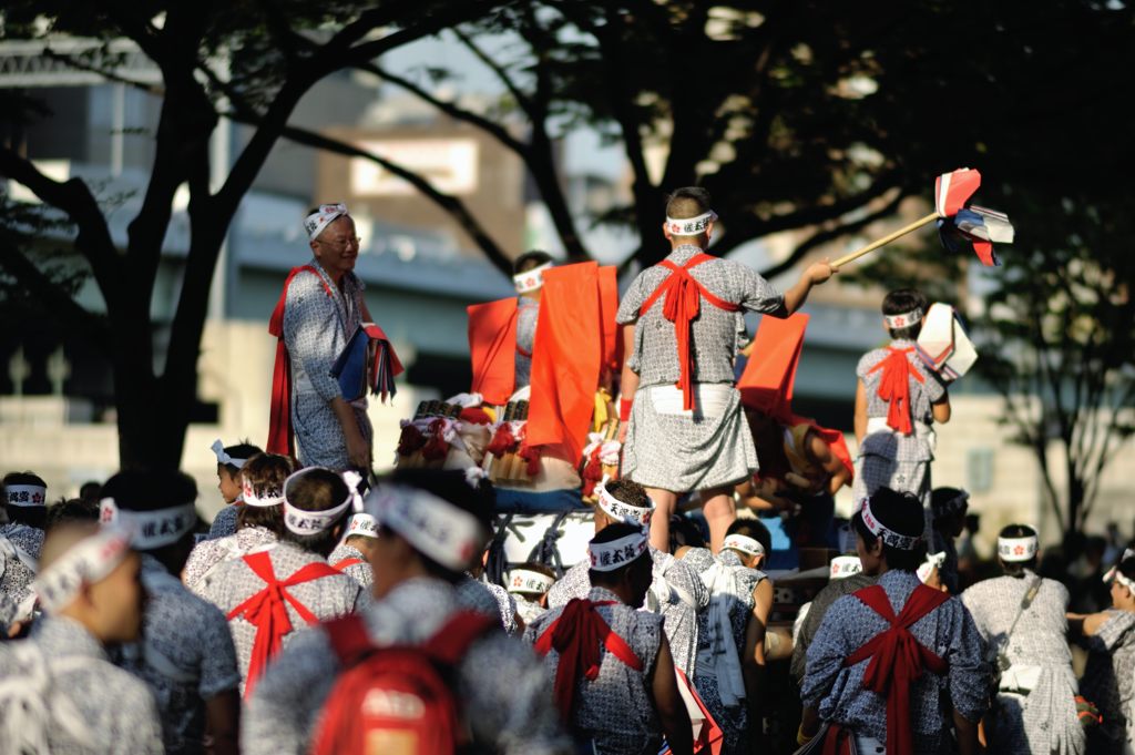 2014年7月　天神祭・陸渡御