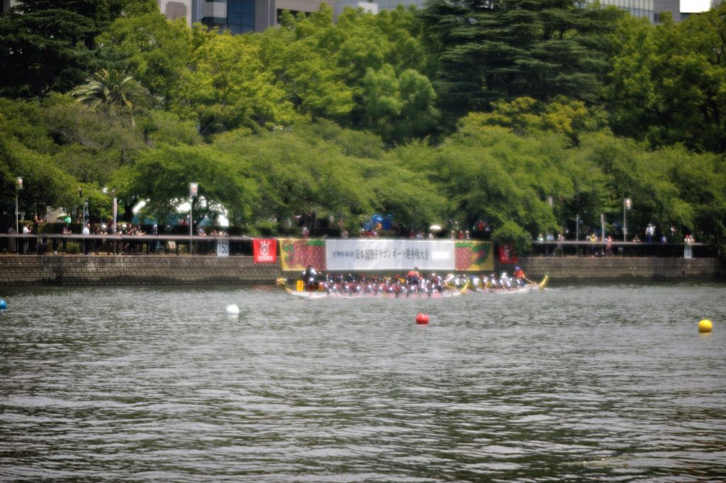 2014年7月　大川・ドラゴンボート
