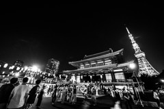 evening sky in Tokyo